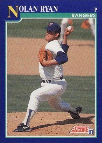 1991 Score #4 Nolan Ryan Baseball Card
