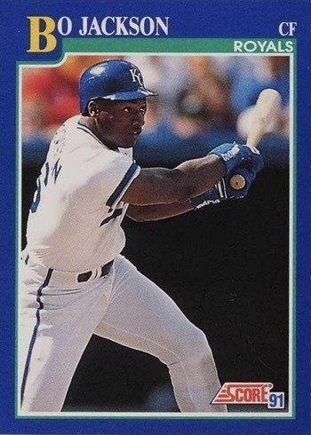 1991 Score #5 Bo Jackson Baseball Card