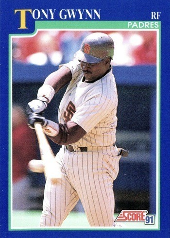 1991 Score #500 Tony Gwynn Baseball Card