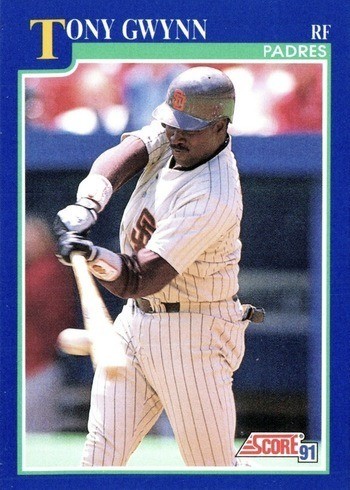 1991 Score #500 Tony Gwynn Baseball Card 1991 Score #500 Tony Gwynn Baseball Card