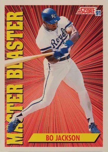 1991 Score #692 Master Blaster Bo Jackson Baseball Card