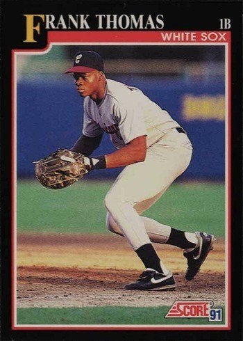 1991 Score #840 Frank Thomas Baseball Card