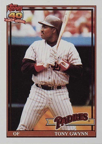 1991 Topps #180 Tony Gwynn Baseball Card