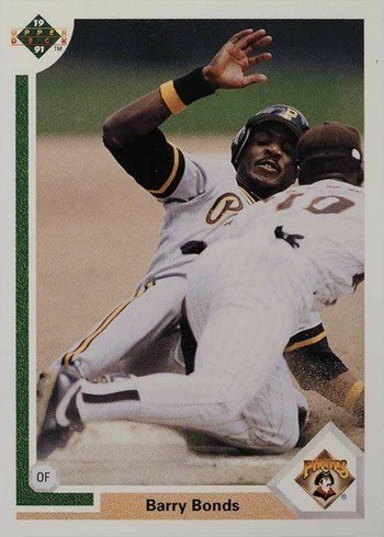 1991 Upper Deck #154 Barry Bonds Baseball Card 1991 Upper Deck #154 Barry Bonds Baseball Card
