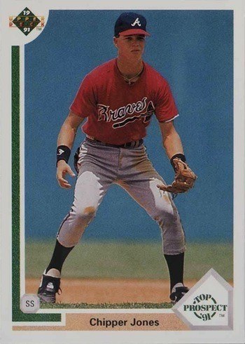 1991 Upper Deck #55 Chipper Jones Rookie Card