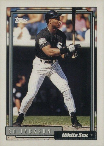 1992 Topps #290 Bo Jackson Baseball Card