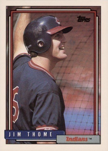 1992 Topps #768 Jim Thome Rookie Card 1992 Topps #768 Jim Thome Rookie Card