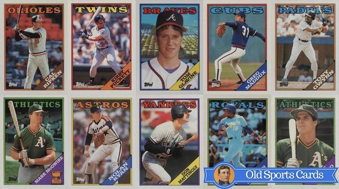 20 Most Valuable 1988 Topps Baseball Cards - Old Sports Cards