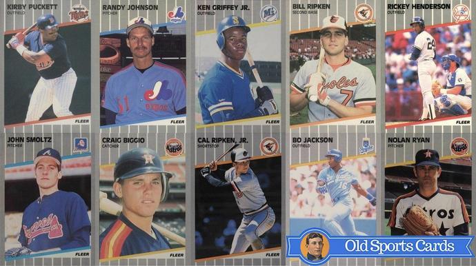 Most Valuable 1989 Fleer Baseball Cards