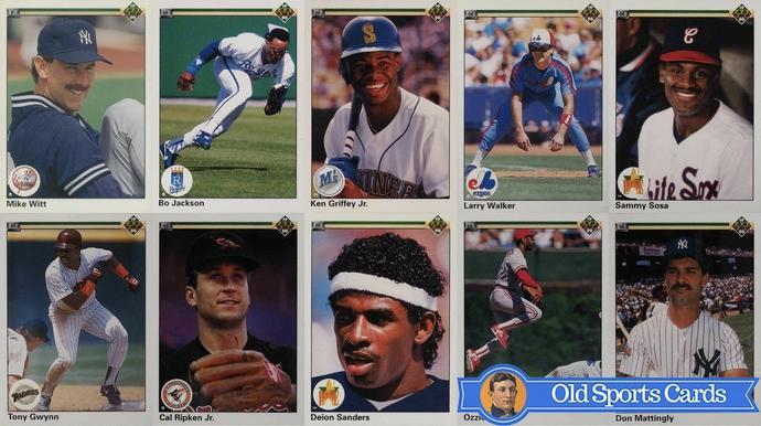 Most Valuable 1990 Upper Deck Baseball Cards