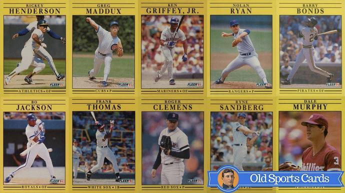 Most Valuable 1991 Fleer Baseball Cards