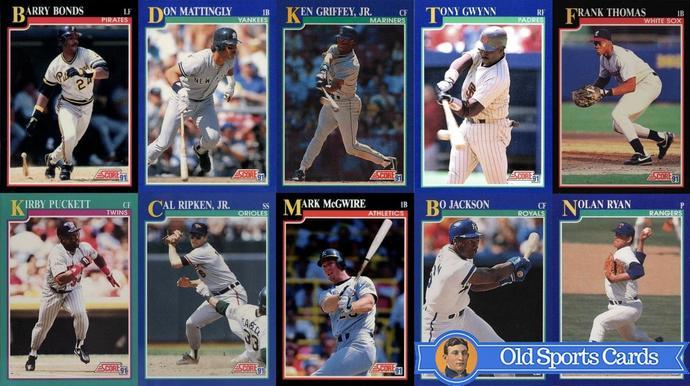 Most Valuable 1991 Score Baseball Cards