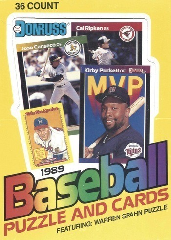 Unopened Box of 1989 Donruss Baseball Cards Unopened Box of 1989 Donruss Baseball Cards