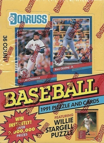 Unopened Box of 1991 Donruss Baseball Cards