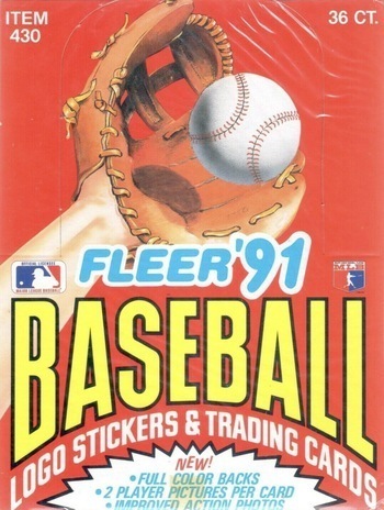 Unopened Box of 1991 Fleer Baseball Cards