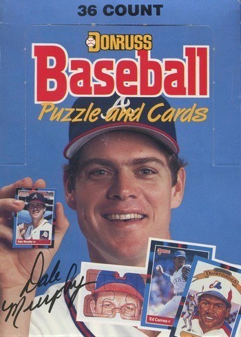 Unopened Original Box of 1988 Donruss Baseball Cards Unopened Original Box of 1988 Donruss Baseball Cards