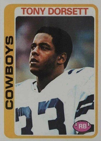 1978 Topps #315 Tony Dorsett Rookie Card