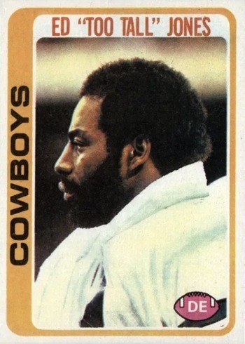 1978 Topps #429 Ed Too Tall Jones Football Card