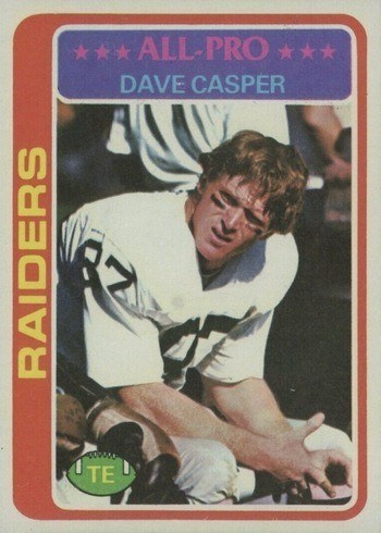 1978 Topps #50 Dave Casper Football Card