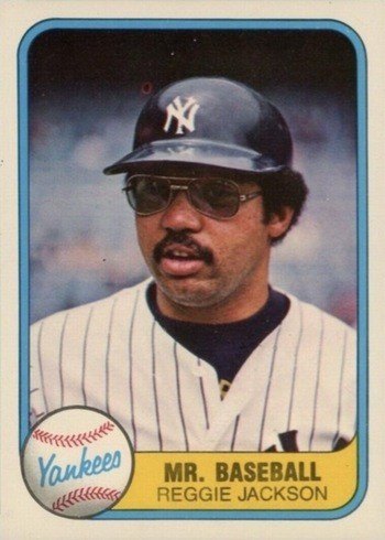 1981 Fleer #79 Reggie Jackson Baseball Card