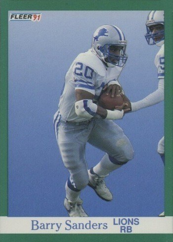1991 Fleer #247 Barry Sanders Football Card 1991 Fleer #247 Barry Sanders Football Card