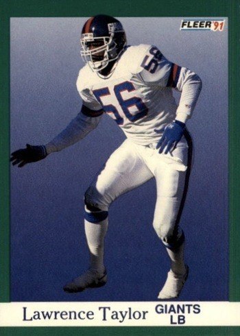 1991 Fleer #319 Lawrence Taylor Football Card