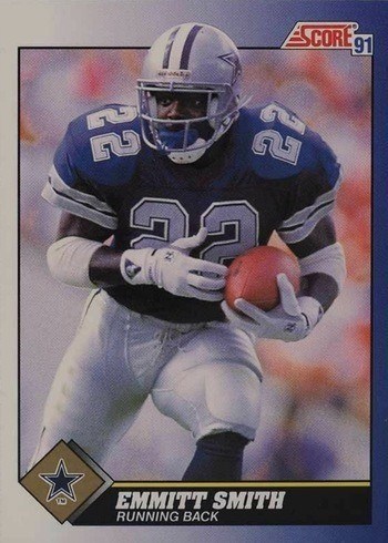 1991 Score #15 Emmitt Smith Football Card 1991 Score #15 Emmitt Smith Football Card