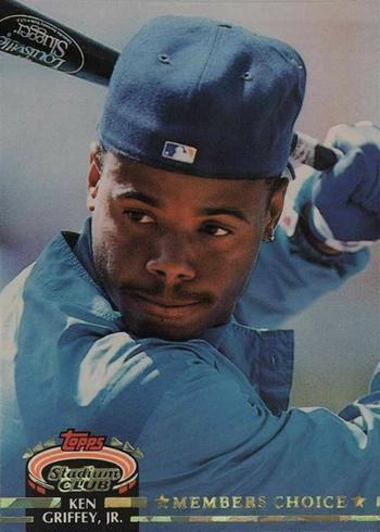 1992 Topps Stadium Club #603 Ken Griffey Jr. Members Choice Baseball Card