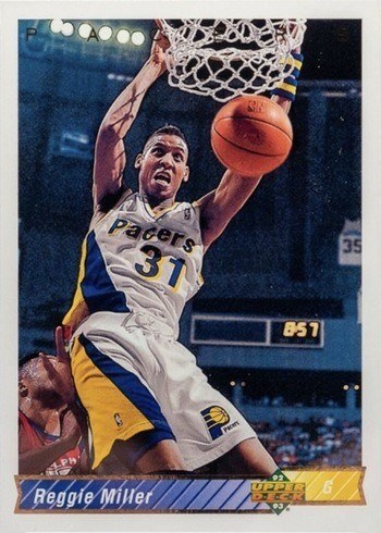 1992 Upper Deck #123 Reggie Miller Basketball Card