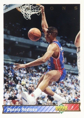 1992 Upper Deck #242 Dennis Rodman Basketball Card