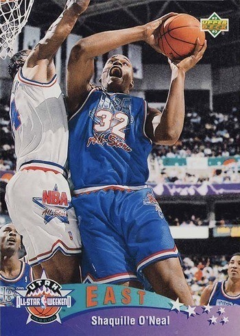 1992 Upper Deck #424 Shaquille O'Neal All-Star Basketball Card