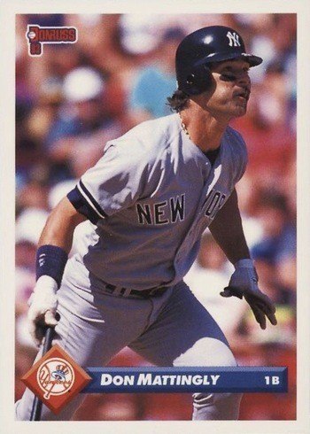 1993 Donruss #609 Don Mattingly Baseball Card 1993 Donruss #609 Don Mattingly Baseball Card