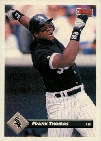 1993 Donruss #7 Frank Thomas Baseball Card