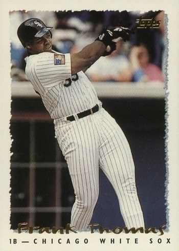 1995 Topps #1 Frank Thomas Baseball Card