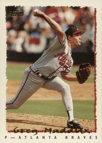 1995 Topps #295 Greg Maddux Baseball Card