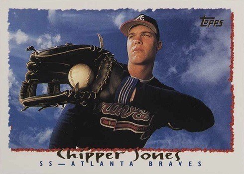 1995 Topps #535 Chipper Jones Baseball Card
