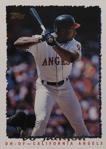 1995 Topps #592 Bo Jackson Baseball Card