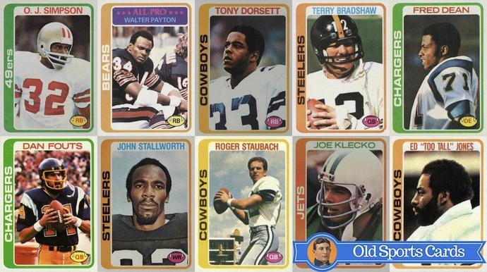 Most Valuable 1978 Topps Football Cards