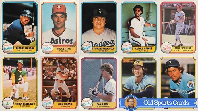 Most Valuable 1981 Fleer Baseball Cards