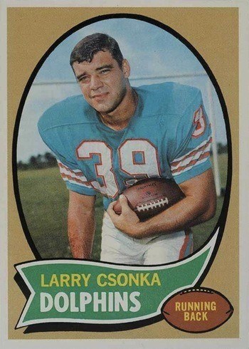 1970 Topps #162 Larry Csonka Football Card