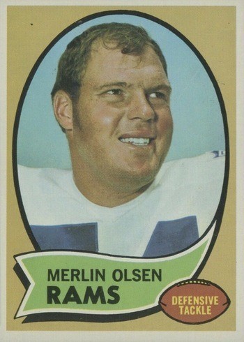 1970 Topps #237 Merlin Olsen Football Card 1970 Topps #237 Merlin Olsen Football Card