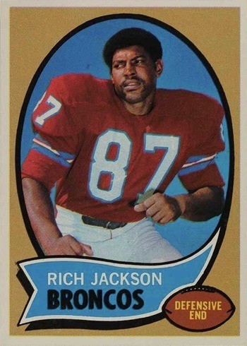 1970 Topps #95 Rich Jackson Football Card 1970 Topps #95 Rich Jackson Football Card