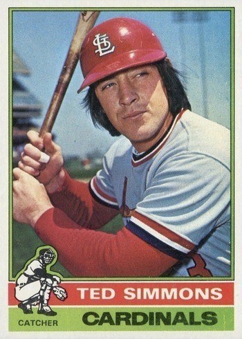 1976 Topps #290 Ted Simmons Baseball Card