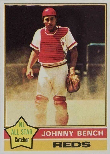 1976 Topps #300 Johnny Bench Baseball Card