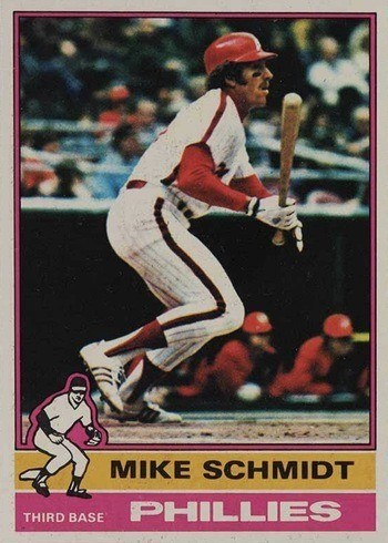 1976 Topps #480 Mike Schmidt Baseball Card 1976 Topps #480 Mike Schmidt Baseball Card