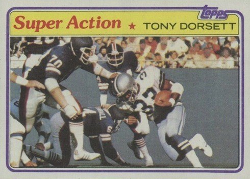 1981 Topps #138 Tony Dorsett Super Action Football Card