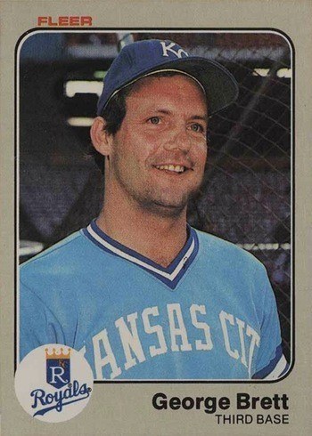 1983 Fleer #108 George Brett Baseball Card 1983 Fleer #108 George Brett Baseball Card