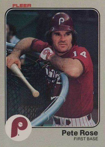 1983 Fleer #171 Pete Rose Baseball Card