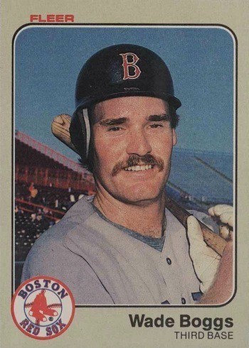 1983 Fleer #179 Wade Boggs Rookie Card 1983 Fleer #179 Wade Boggs Rookie Card