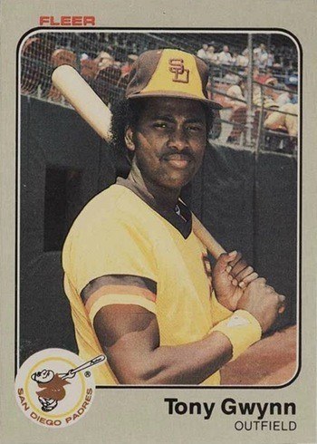 1983 Fleer #360 Tony Gwynn Rookie Card 1983 Fleer #360 Tony Gwynn Rookie Card